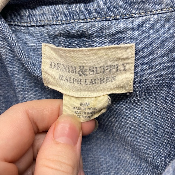 SOLD Denim Ralph Lauren button down. - Picture 2 of 2